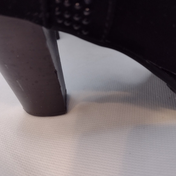 Mari A. Zip up half boots black suede size 6 women's teens - Picture 3 of 12